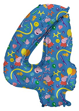 XXL Peppa Pig Folienballon (Nummer 4)