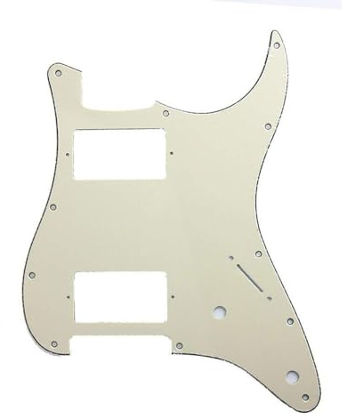 zalati Battipenna a 11 fori HH Stratocaster con 2 humbucker per chitarra elettrica Fender standard americana/messicana, 3 strati