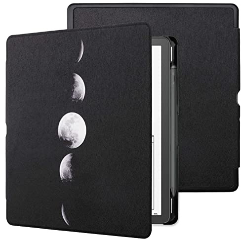WALNEW Hülle für 10,2-Zoll Kindle Scribe 2024/2022, dünne PU Leder Schutzhülle Tasche für Neue Kindle Scribe 10,2 ereader mit Stifthalter und Automatischer Aufwach/Ruhe-Funktion