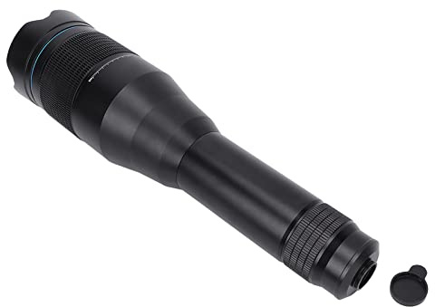 HD Phone Telephoto Lens, Phone Camera Telephoto Lens APL‑JS60XJJ09 60x External Zoom Lens All Metal with Tripod for Mobile Phone