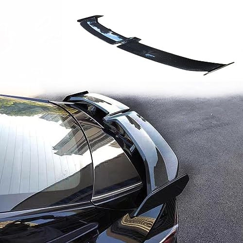 KEAAN Auto Kofferraum Heck Spoiler für Volvo S40 (2002-2021),Auto Hinten Heckspoiler Flügel Autodach Rear Spoiler Lippe Car Tuning Accessories,S/Carbon Fiber