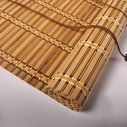 Cortina De Bambú Roller Roman Blinds Estores Bambu Persiana Enrollable Exterior 90 100 110 120 130 140 150cm, Estor Enrollable Filtrado De Luz, Cortinas De Madera Uso Interior Y Exterior