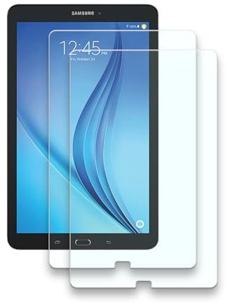 Pellicola salvaschermo per Samsung Galaxy Tab E 9.6 SM-T560 / T561 Pellicola in vetro temperato, durezza 9H, antigraffio, custodia amichevole, senza bolle (2 pezzi)