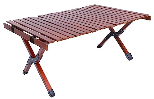 MERRYHAPY Faltbarer Holztisch Für Camping Und Picknick Tragbare Vielseitige Verwendung Als Gartentisch Oder Snacktisch Für Innen Und Außenbereiche