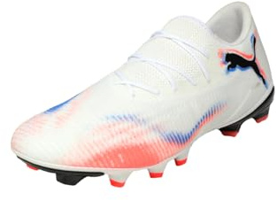 Puma Future 8 Match - Tenis de fútbol Unisex, Puma Blanco Puma Negro Rojo Brillante, 39 EU