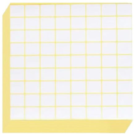 900 Stück Etiketten Selbstklebend, 20 x 13 mm Aufkleber zum Beschriften, Universal Klebeetiketten zum Preisschilder, Adress, Haushalt, Tiefkühl Büro Küche und Marmelade Etiketten