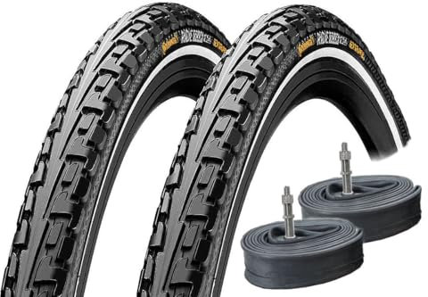 2 Stück Reifen 28 Ride Tour schwarz Reflex 42-622 28 x 1.6 700x40C + DV Schläuche