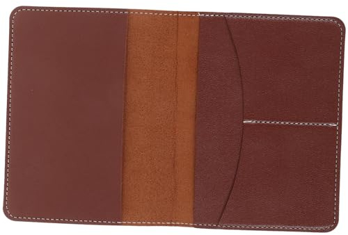 Beaupretty Leder Holder Für Reisen Pu Reisepasshülle Mit Kartenfächern Praktisch Und Tragbar Für Frauen Und Männer Für Flugtickets Und Dokumente