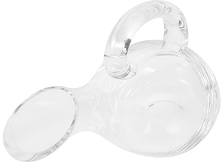 OUNONA Carafe à Vin En Verre Bec Incliné 800ml Verre Transparent Léger Verseur Polyvalent Pour Vin, Whisky Et Vodka Usage Domestique Et Bar