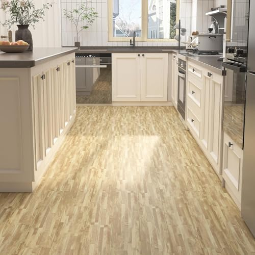 Decotalk Suelo Vinilo Autoadhesivo Salon Efecto Madera Antideslizante 90X15cm 4.73m² 35Stück Vinilo Pared Cocina Lavable Azulejos Pegatinas de Baldosas Adhesivas Suelo Dormitorio Suelos Garaje