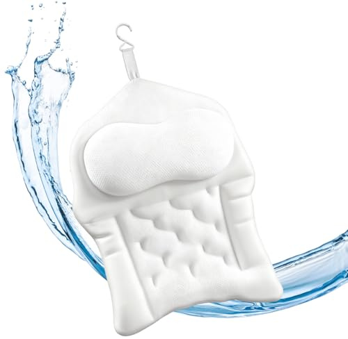 SilverChry Almohada Bañera Adulto, Almohada Bañera, Almohadade Masaje de Baño, Almohada paraBañera Reposacabezas, Bath Tub Pillow, Cojín de Baño, Soporte BañeraReposacabeazas