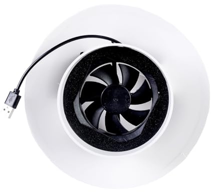 BUBEFSKD Ventilador de escape USB de 110 mm con motor de metal para mayor fiabilidad baño bajo voltaje ventilador de lluvia