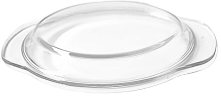 jojofuny Tapa de Cristal Antisalpicaduras para Microondas de 178 CM Resistente al Calor Reutilizable y Transparente Adecuado para Evitar Salpicaduras y Mantener Frescura Cocina y