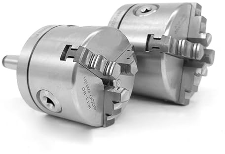 Mandrino for tornio K11-80 con adattatore for flangia mandrino MT2-80 - Mandrino in metallo di precisione da 80 mm for tornio e fresatrici, 1 pz