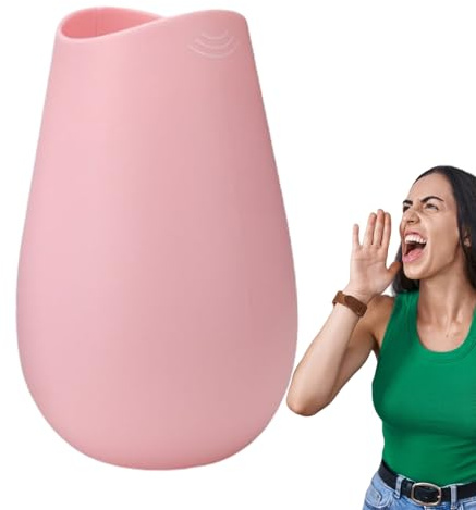 Silenciador de voz, Scream Jar - Amortiguador Creativo Scream para | ejercicios de calentamiento de voz, silenciador de voz, calmante, aliviador de estrés portátil, cancelación de ruido para