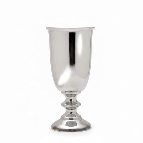 Wilton Armetale Wine Goblet, Silver -, 1 Count (Pack of 1)
