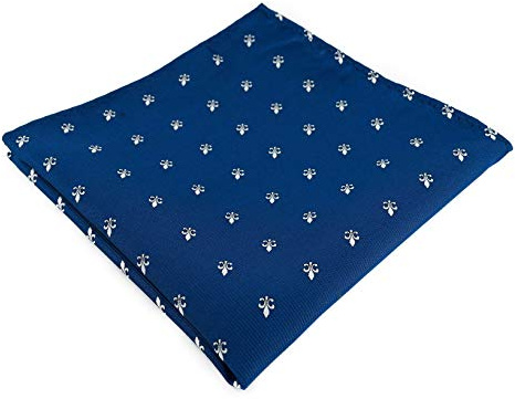 TigerTie Designer Einstecktuch mit Lilien gemustert - Stecktuchgröße 30 x 30 cm