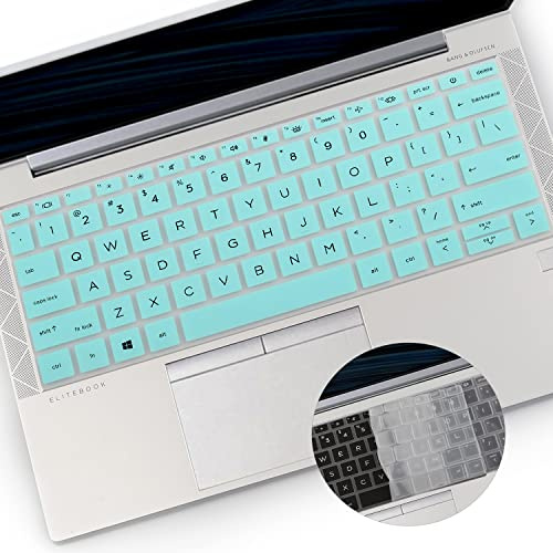 2-Pack Keyboard Cover for 13.3 HP EliteBook 430 G8/EliteBook 630 G8 G9 G10, EliteBook X360 435 G8 G9, EliteBook X360 830 835 G7 G8 13.3 inch Laptop US Layout Keyboard(NOT FIT 830 835 G9 G10)