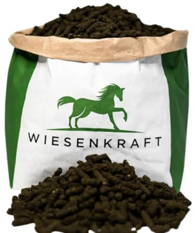 Wiesenkraft Wikra Mineral – 1kg – natürliches Zusatzfutter für Pferde, mit Tierärzten entwickelt, reich an Vitamin E, Zink & Aminosäuren, getreidefrei, ohne Chemie & Melasse, für alle Pferderassen