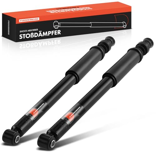 Frankberg 2x Stossdämpfer Stoßdämpfer Hinten Links Rechts 609mm Gasdruck | Kompatibel mit Logan MCV II S.a.n.d.e.r.o Logan LS Logan I LS Replace# 8200953294, 343418