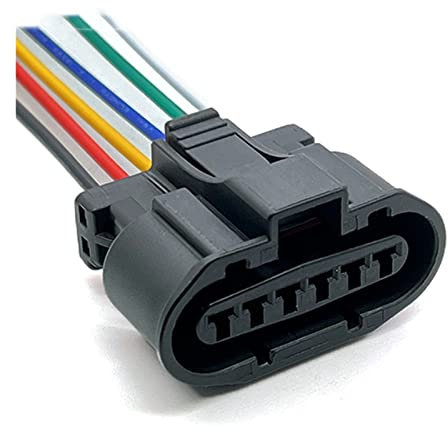 Turmeric Hengliang Store 6Pin MAF Sensor Zündverteiler Kabelbaum Auto Elektronischer Stecker MG640547-5 7223-7865-30 Passend for Outlander EVO Pajero