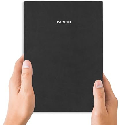 Pareto Planer 2025 – Perfekt organisiert Ziele erreichen, Produktivität steigern, gute Gewohnheiten entwickeln | Wochenplaner 2025, Buchkalender, Tagesplaner, Erfolgsjournal | Schwarz