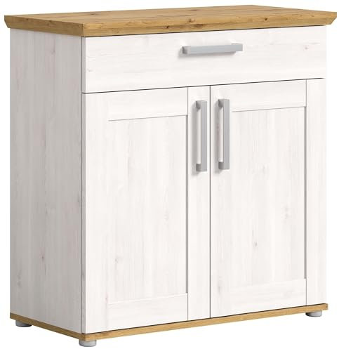 möbelando Schuhschrank >Verona< in Sibiu Lärche - 95x92x39 (BxHxT)