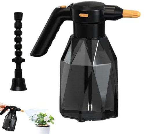 2L Arrosoir électrique pulvérisateur de Mousse, Bouteille de pulvérisation électrique Rechargeable par USB avec buse étendue, Pulvérisateur Électrique pour Plants d'intérieur et d'extérieur