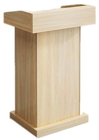 Podiumsständer, Rednerpulte, moderner Podiumsständer aus Holz mit offenem Stauraum, Lehrerpodien, 60 x 45 x 110 cm, Konferenztisch, Hotel-Willkommenspodien. Hat viele Verwendungsmöglichkeiten
