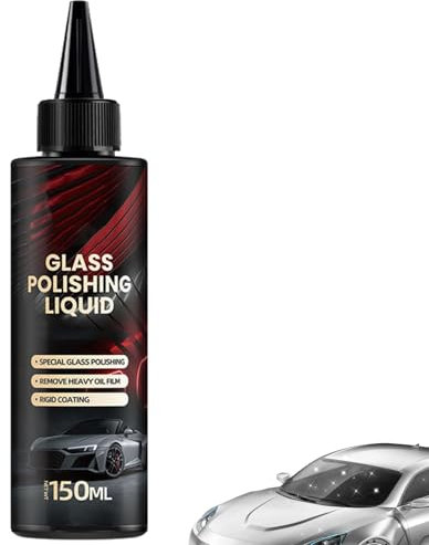 Boministore Car Glass Polishing Compound, Glaspolitur zum Entfernen von leichten Verkratzungen, Ölabweisende Folie für Autoscheiben, Multifunktional Auto Politur für Windschutzscheibe, Fenster (1)