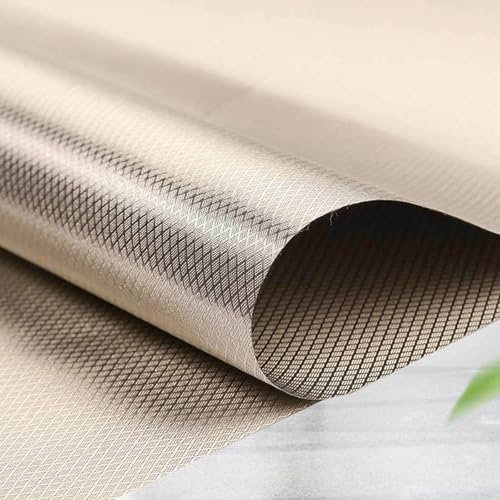 KLYDBMYT Faraday-Stoff, Militärqualität, Faraday-Stoff, der RFID-EMI-Schutz blockiert, RF-Blocker-Stoff, Strahlungsschutzdecke, Faraday-Taschen für Generatoren, Silber, 8 x 1,1 m