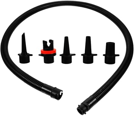 JOINPAYA Kayak Air Pump Hose with Multi-connector Adapter, Flexible Plastic Inflator Extension Tube for Kayak and Paddleboard Air Pump Accessories, for Inflatable Water Sports Equipment