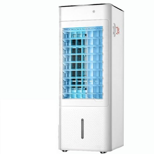 GWFBLID Aire Acondicionado portátil Frío y Calor Ventilador de Enfriamiento con 3 velocidades Temporizadores de 12 H Táctil/Mando a Distancia Humidificador Enfriador de Aire Portátil para Dormitorio