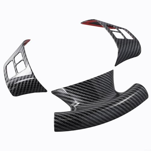 Lenkradblenden in Carbonfaser-Optik für BMW E90 3er 2005 2012, 3 Stück