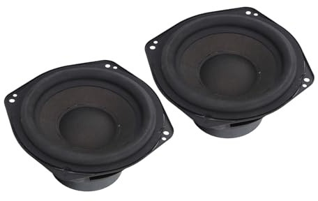 ZASCHMOY Altoparlante per Subwoofer per Auto 6,5 ​​pollici con Potente Effetto di Basso e Chiara qualità del Suono - Design Rotondo 83 Db 3 Ohm per Sistemi Stereo del Veicolo