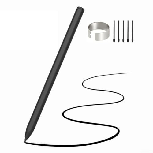Penna stilo magnetica per Kindle Scribe & 2-4096 livelli di pressione EMR matita con gomma punta Palm Rejection penna digitale per disegnare appunti nero 18 cm