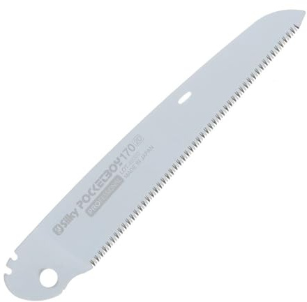 Silky 343–17 ersättningsblad för Silky fällsåg Pocketboy 170 mm blå/fin 20/30 mm