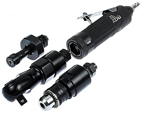 OC-PRO MEULEUSE PERCEUSE CLIQUET : 3 Outils PNEUMATIQUES en 1