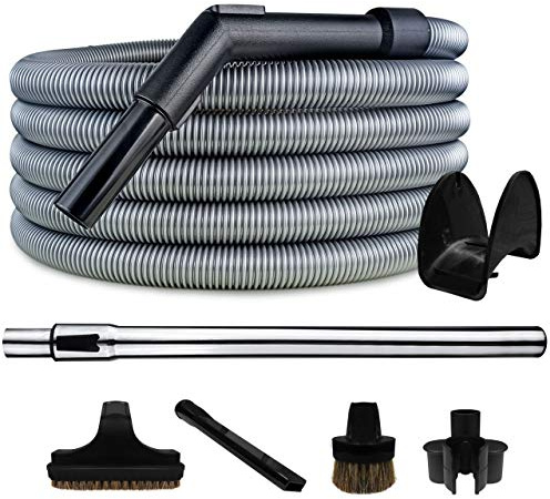 Saugset Standard GARAGEN - Schlauchset f. Haus und Garage zu Zentralstaubsauger (15m)