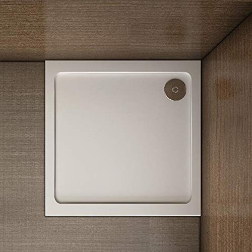 piatto 70x70x3cm Quadtato In Marmo Minerale e Resina Mista Ultra Sottile | piatto, Quadtato, Marmo, Minerale, Resina, Ultra, Sottile, Bianco, Lucido, Antiscivolo, Antibatterico