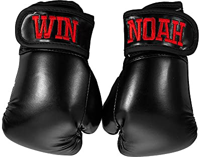 Custom Embroidery Kids Boxing Gloves, Personalized Name Youth Boxing Training Gloves, Sparring Punching Gloves for Boys Girls (0-10 Years)