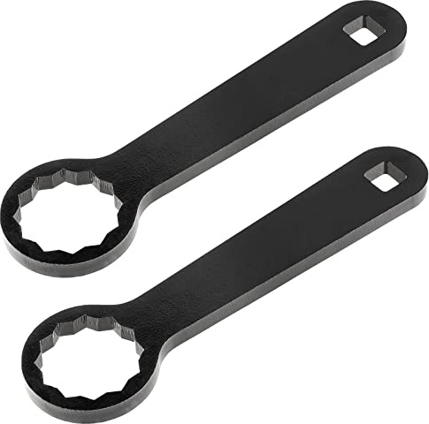 JAPCHET 2 Pack 36 mm Black Rear Axle Wrench, 4882 Rear Wheel Axle Torque Wrench Hand Tool for Harley-Davidson Motorcycles, Similar to HD-47925