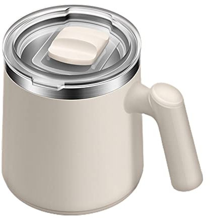 JPSDOWS Becherbecher mit Henkel - Moderner Schlichter Becher,Schlanke, Moderne Trinkbecher-Isolierung, DREI Funktionen für Reisen, Auto, Camping, Schule