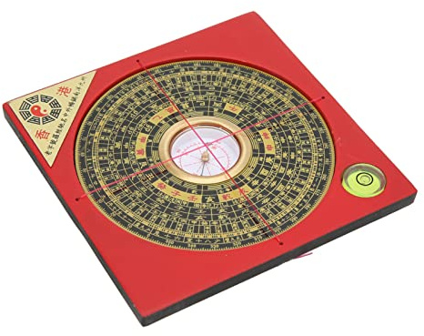 Feng Shui Kompass, Chinesisches Feng Shui Luo Pan Tool Antiker Kompass Glücksumfrage Geomantisches Omen Austreiben Böser Geister Geomantisch
