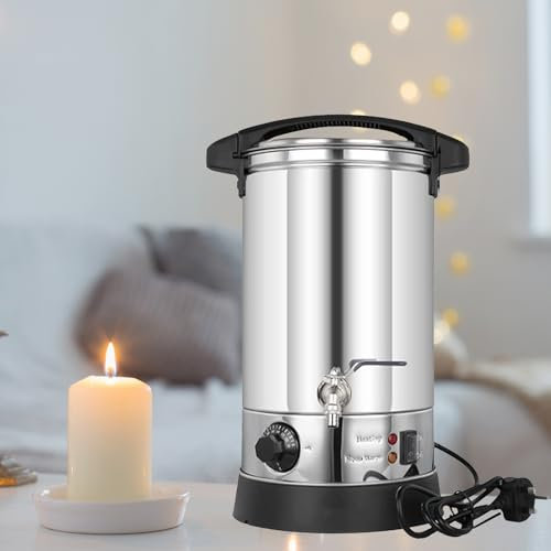 KYZTMHC 25L Wax Melter for Candle Making Soap Wax Melting Pot Double Boiler Candle Making Machine(8L)