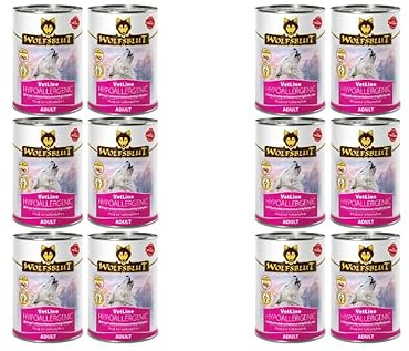 Wolfsblut Vetline | Hundefutter | Sparbundle | Sparpaket (2 x (6x395g), Hypoallergenic)