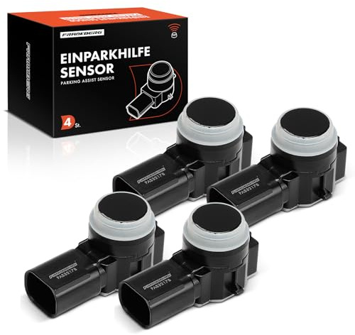 Frankberg 4x Sensore di Parcheggio PDC Anteriore Posteriore Compatibile con 2008 I CU 1.2L-1.6L 2013-2025 208 I CA CC 1.0L-1.6L 2012-2022 308 II L3 LB LH LP LW 1.2L-2.0L 2013-2021 Replace# 9675202477