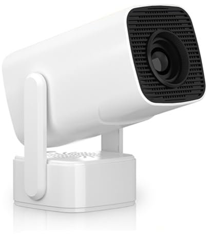 Puleuroy Miniproyector Inteligente Y7S 4K Dual Wifi6 230 ANSI Allwinner H713 1080P 1980x1080P Proyector de Cine en Casa para Exteriores Enchufe Europeo