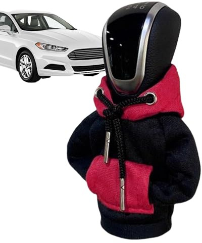 Xujuika Gear Shift Kapuzenpullover | Lustiger Pullover-Hoodie für Auto-Shifter | Weiche und verstellbare Schalthebelabdeckung und Schaltknaufabdeckung, niedliches Autozubehör für den Innenraum von