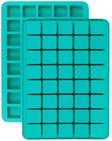 Whiskey Ice Cube Tray,Grid Fondant Mould,Hard Candy Pralines Gummy Jelly Mold (2PCS)